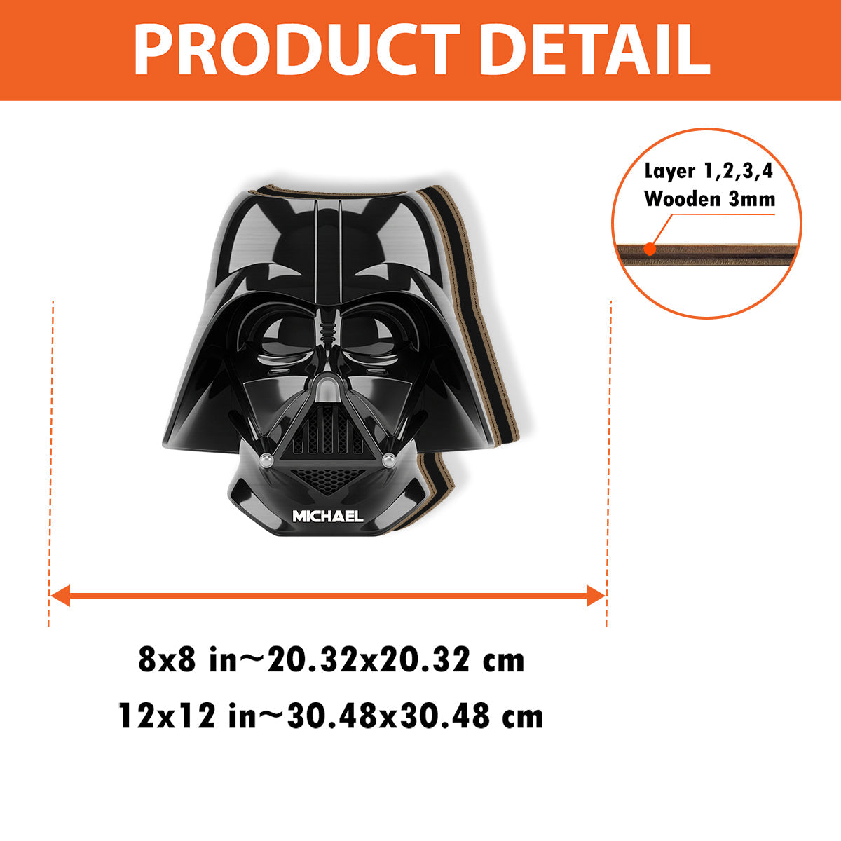 The Strong Force - Personalized The Force Wooden Pen Holder
