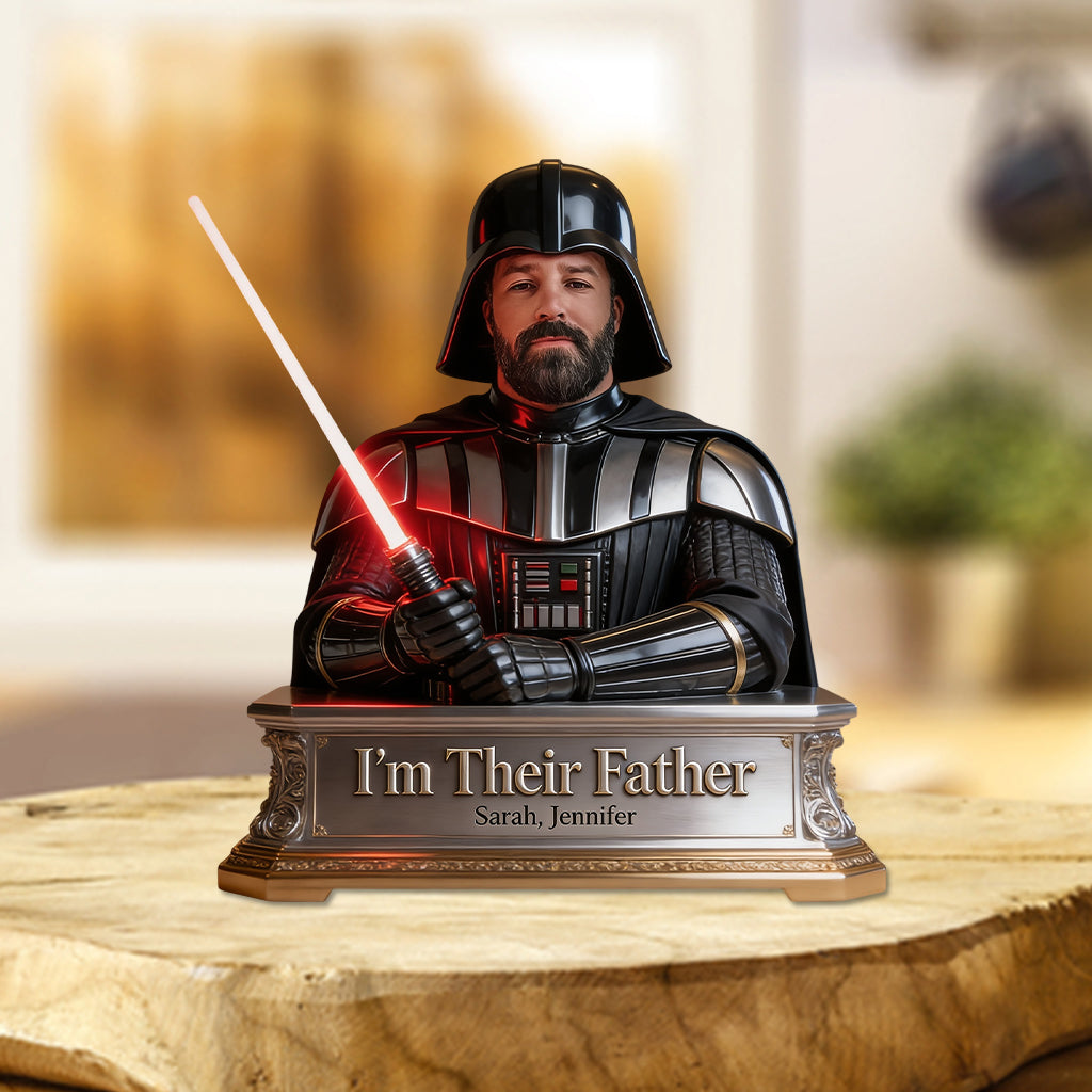 I'm Their Father - Personalized The Force Custom Shaped Acrylic Plaque
