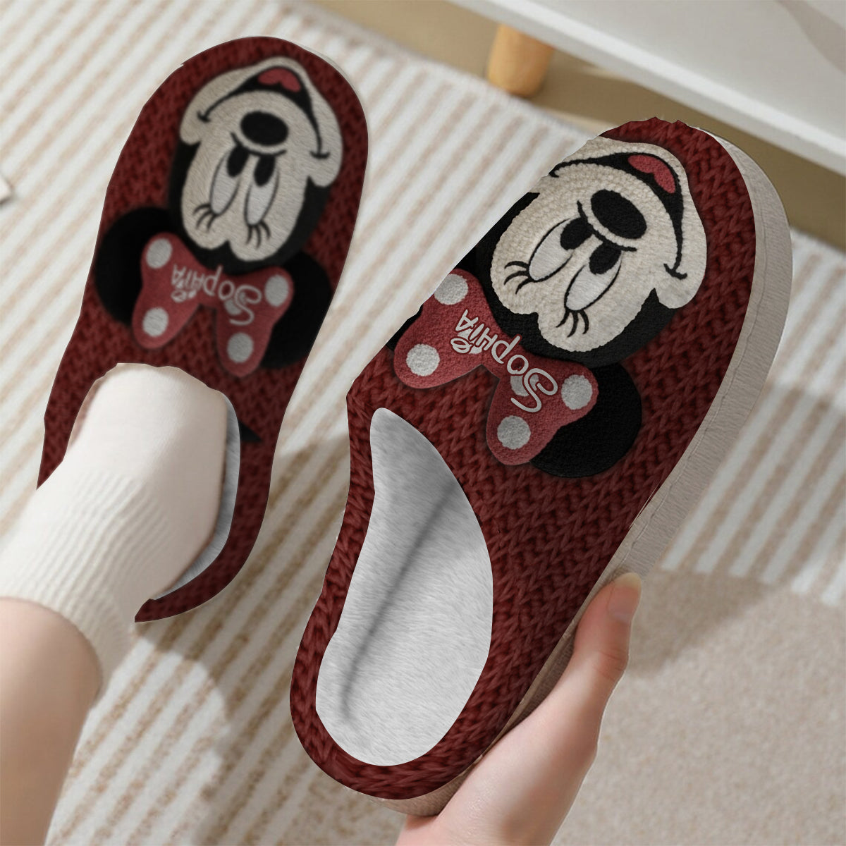 Magical Time - Personalized Mouse Slippers