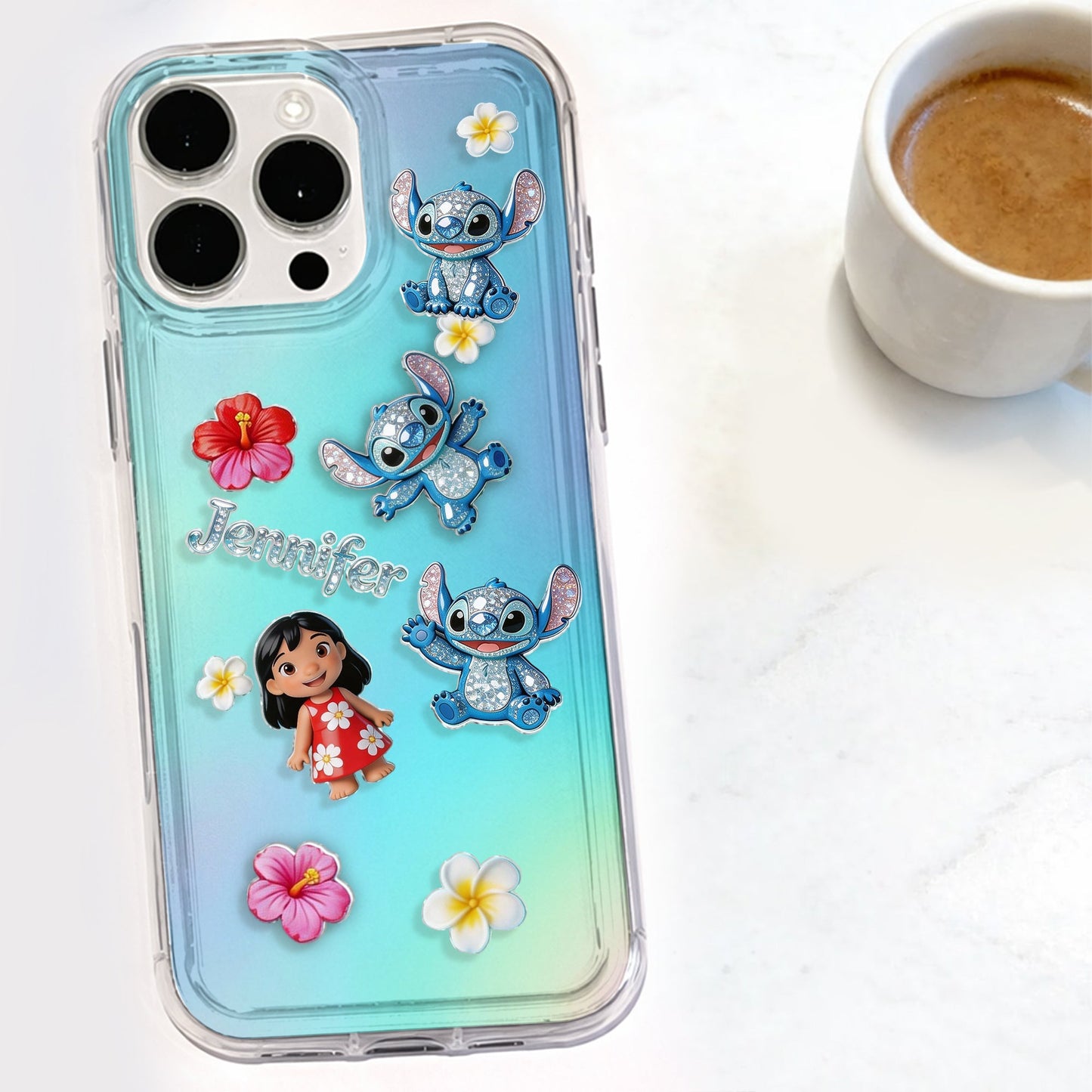 Ohana Means Family - Personalized Ohana Shaker Phone Case