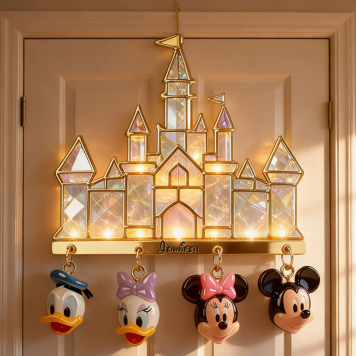 Magical Castle - Personalized Mouse LED Light Acrylic Sign