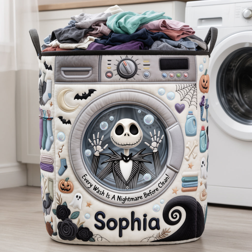 Every Wash Is A Nightmare Before Clean! - Personalized Nightmare Storage Basket