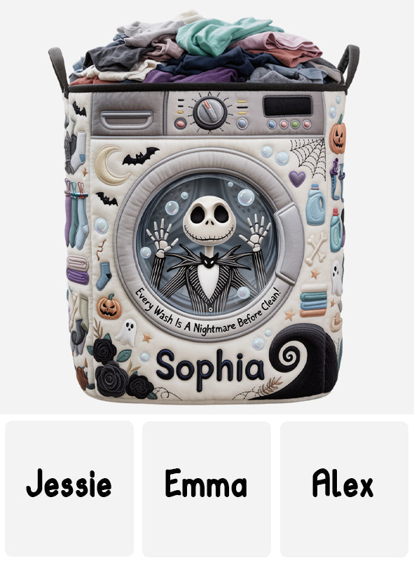 Every Wash Is A Nightmare Before Clean! - Personalized Nightmare Storage Basket