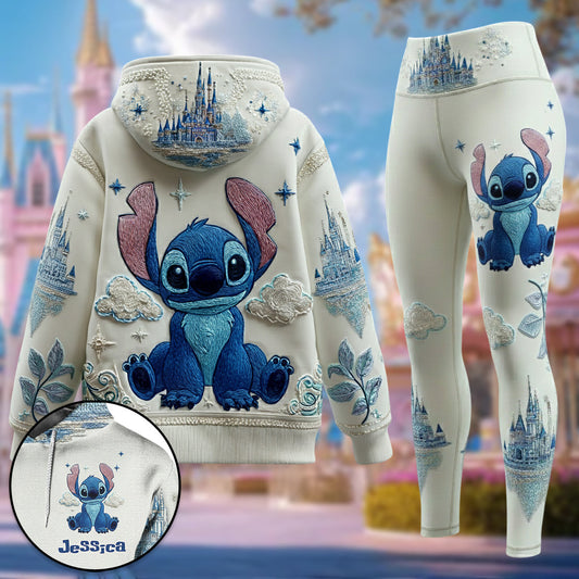 Fantasy Alien - Personalized Ohana Hoodie and Leggings