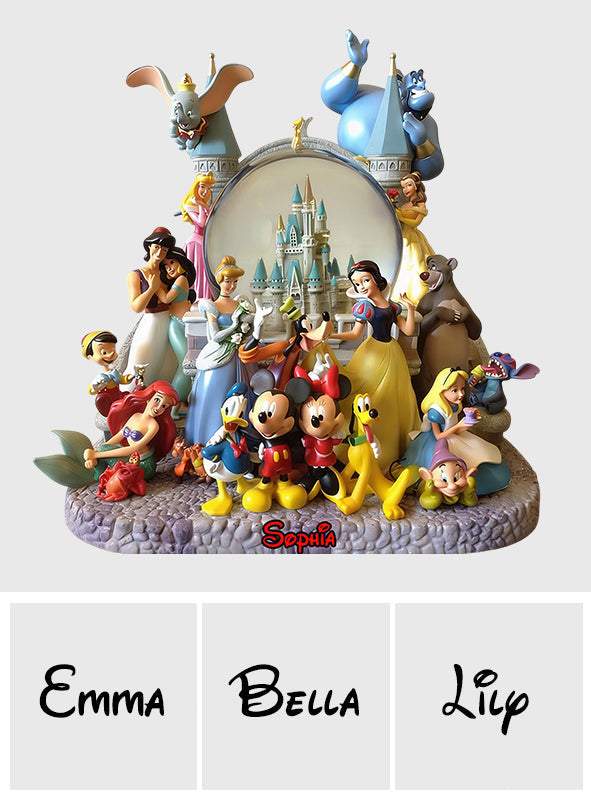 Magical Castle - Personalized Dream Trip Custom Shaped Acrylic Plaque