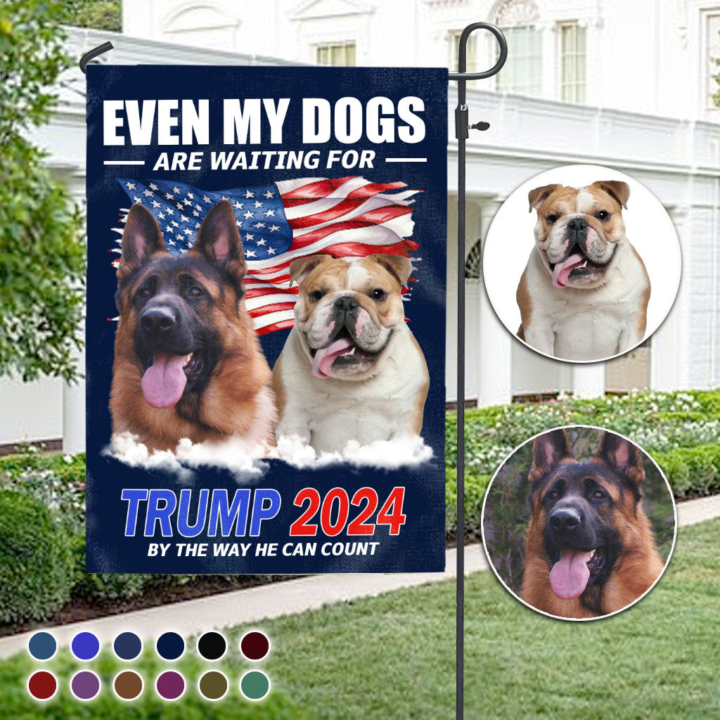 My Dog Can Count - Personalized Dog Garden Flag