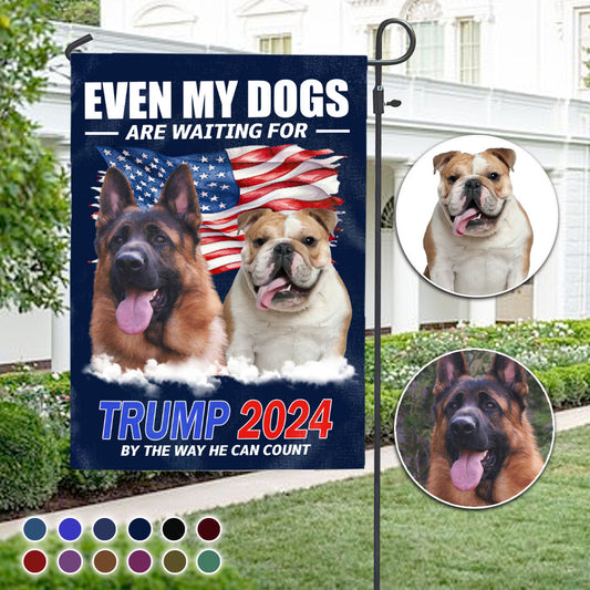 My Dog Can Count - Personalized Dog Garden Flag