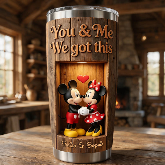 You & Me - Personalized Mouse Tumbler