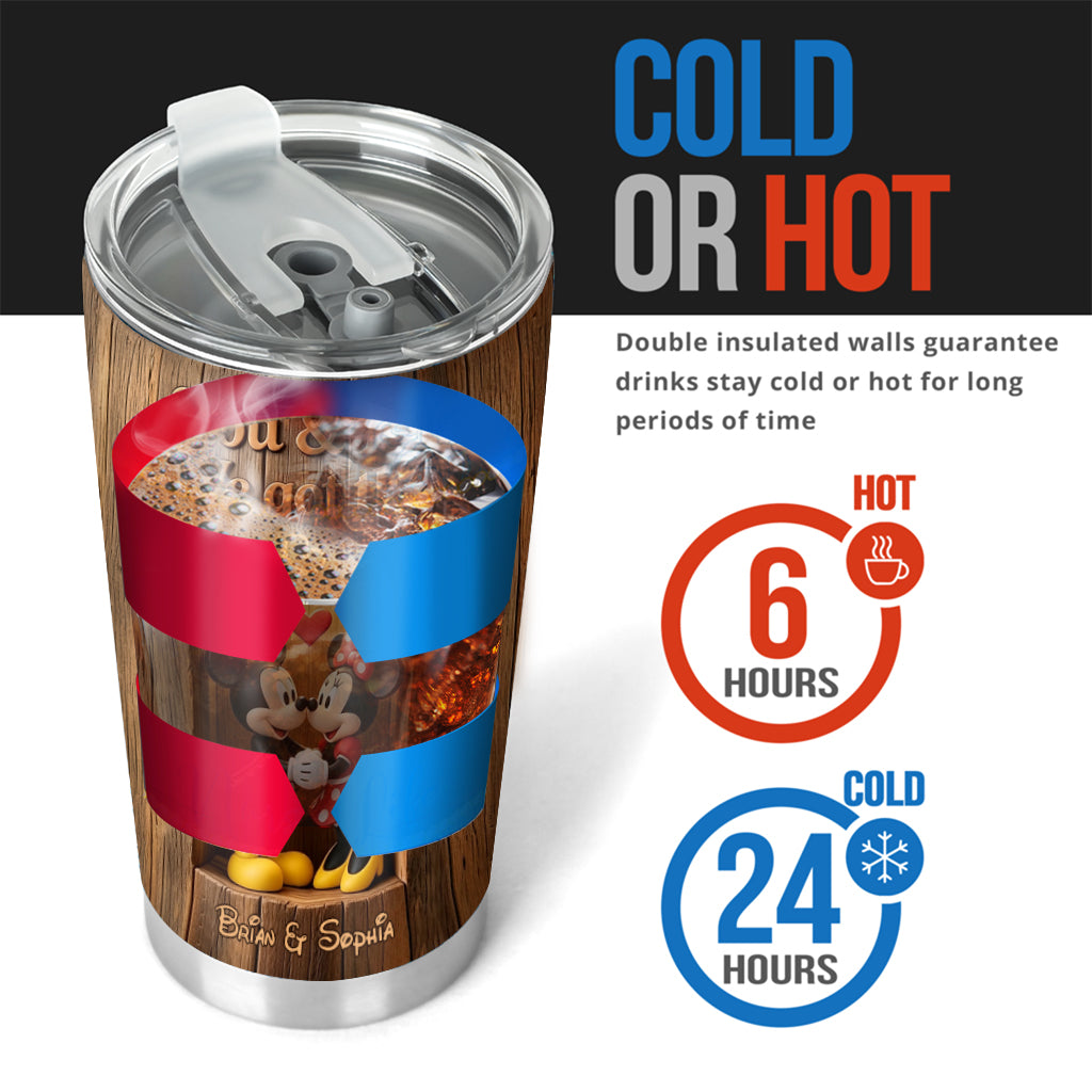 You & Me - Personalized Mouse Tumbler