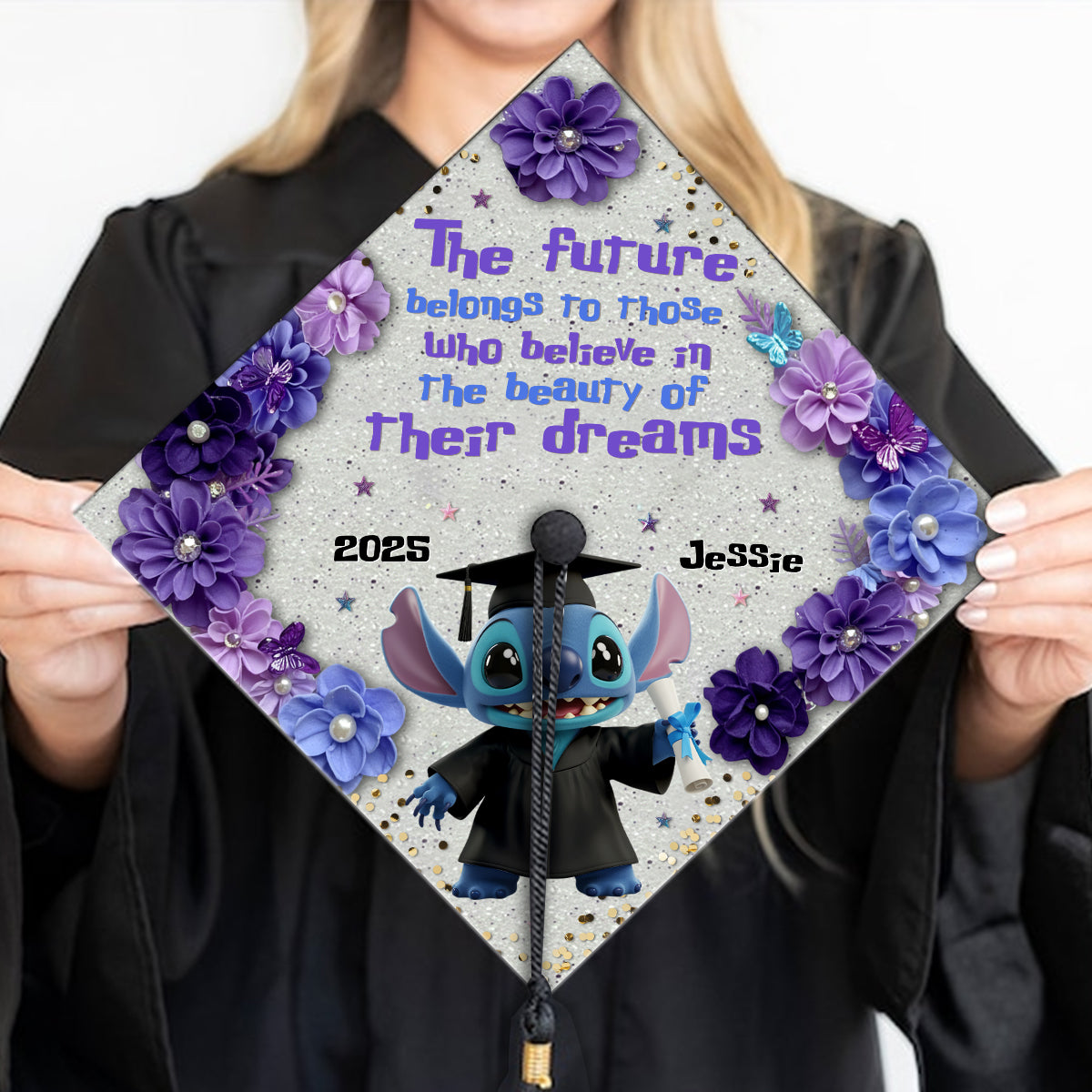 Happy Graduation 2025 - Personalized Ohana Cap Topper