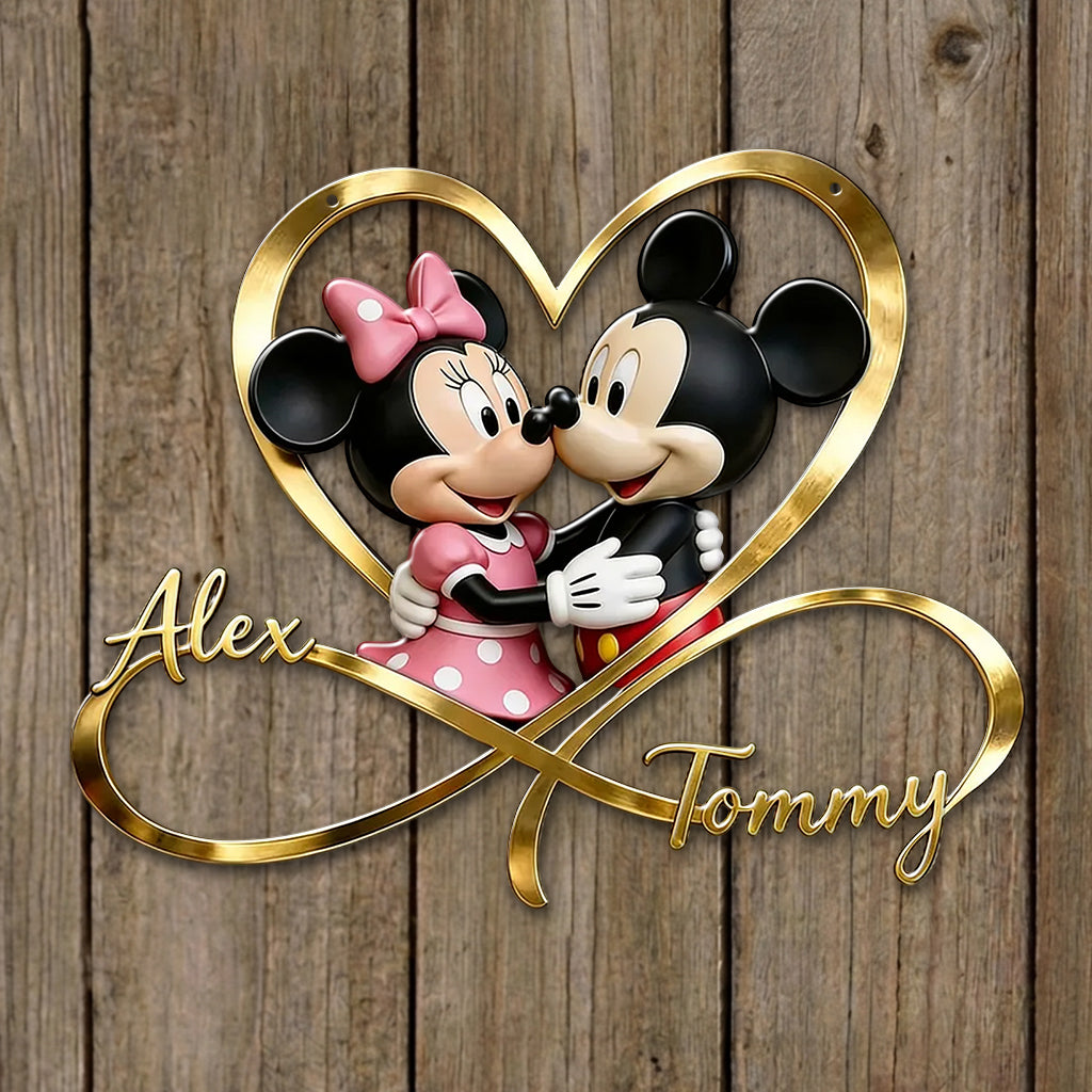 You & Me We Got This - Personalized Mouse 3D Printed Cut Metal Sign