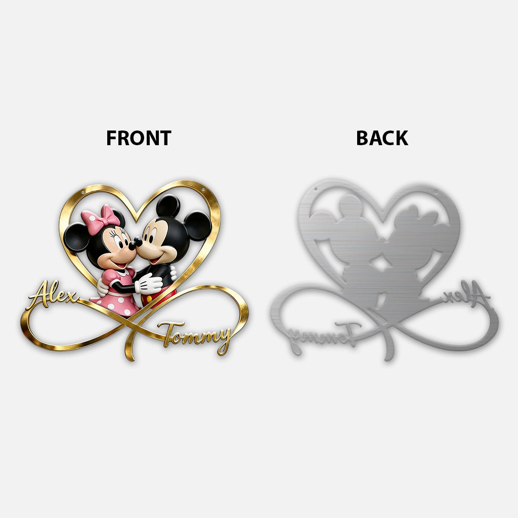 You & Me We Got This - Personalized Mouse 3D Printed Cut Metal Sign