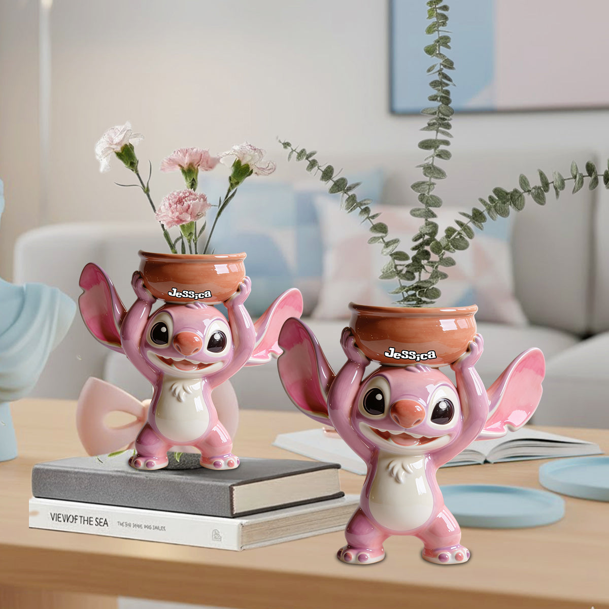 Magical Moment - Personalized Mouse Custom Shape Acrylic Flower Vase