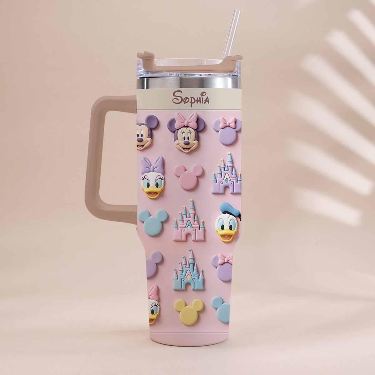 Magical World - Personalized Mouse Tumbler With Handle