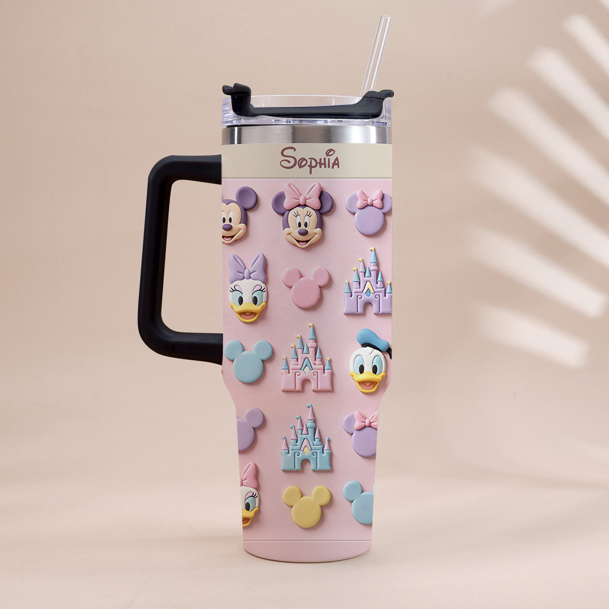 Magical World - Personalized Mouse Tumbler With Handle