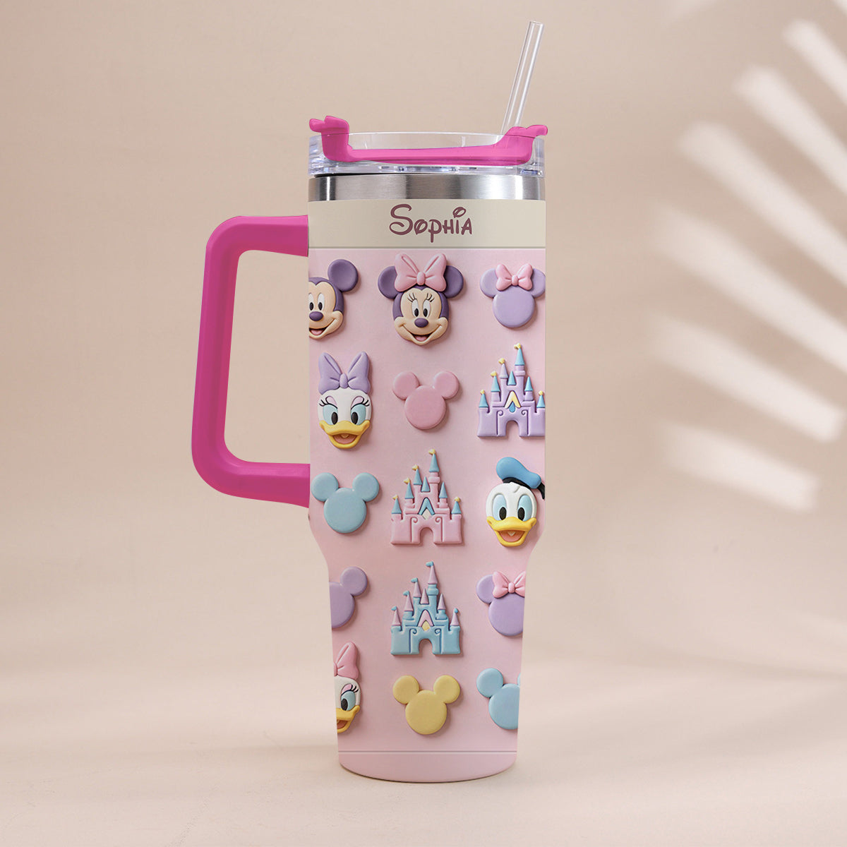 Magical World - Personalized Mouse Tumbler With Handle