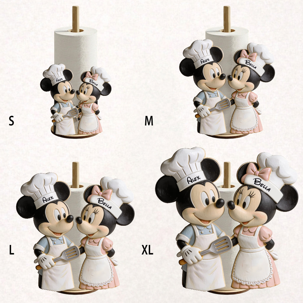 Our Kitchen Perfect Couple Gift - Personalized Mouse Paper Towel Stand
