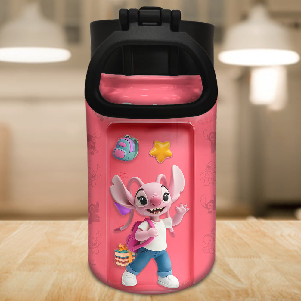 Ready To Crush School Perfect Gift For Kids - Personalized Ohana Kids Water Bottle