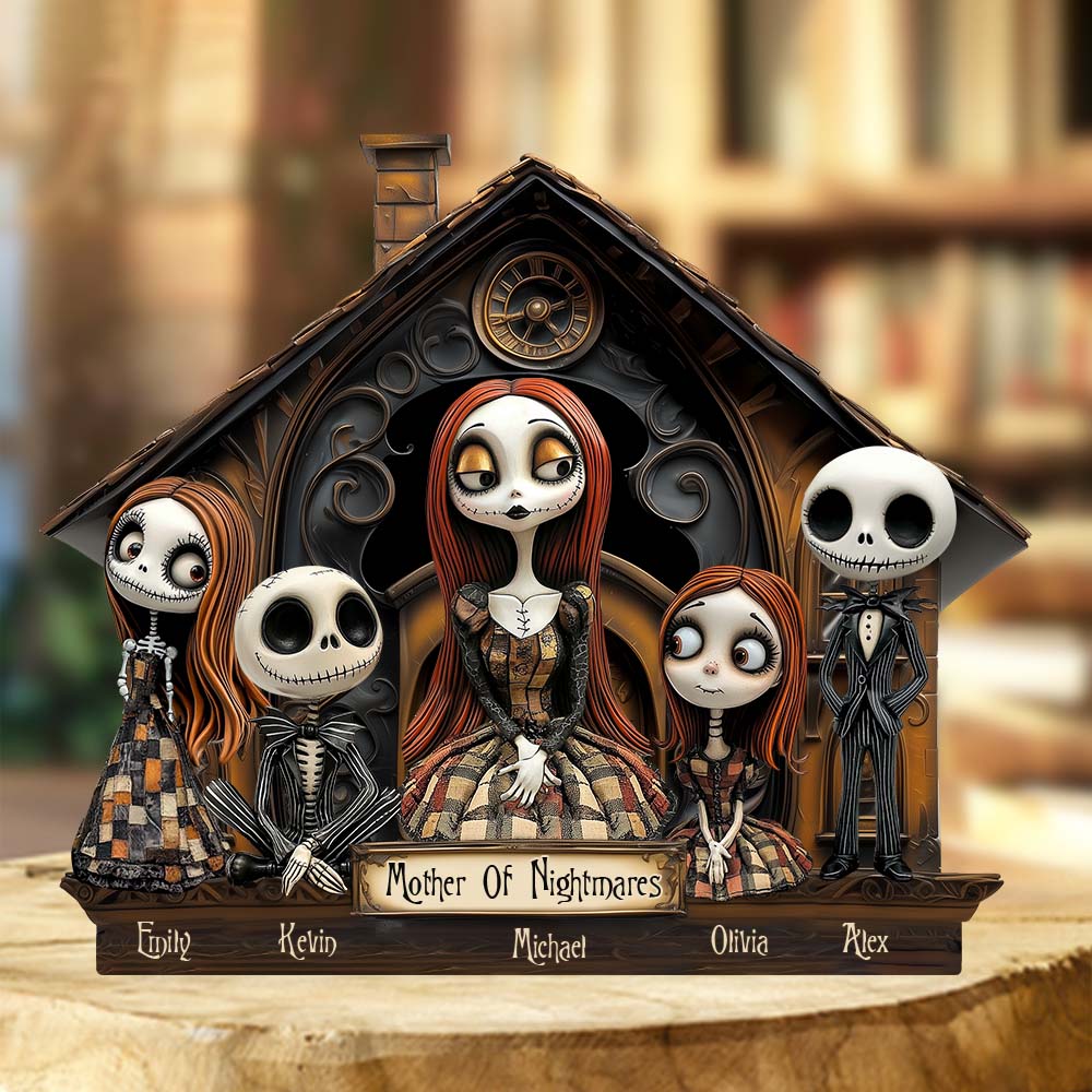 Mother Father Of Nightmares - Personalized Nightmare Custom Shaped Acrylic Plaque