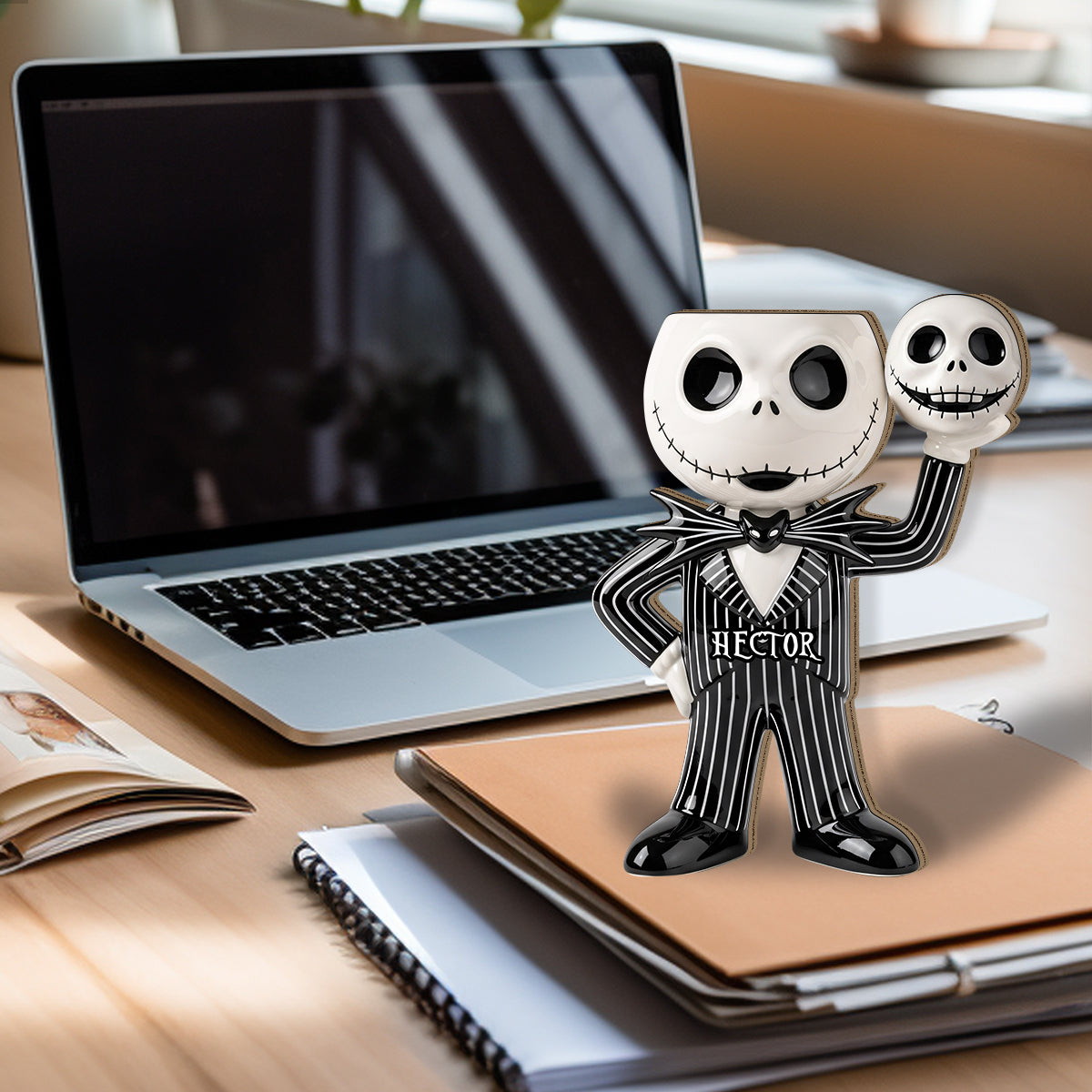 Cute Jack - Personalized Nightmare Wooden Pen Holder