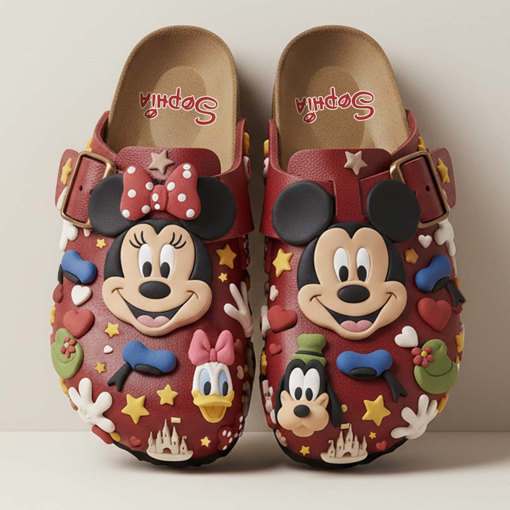 Magical World - Personalized Mouse Clogs With Arch Support