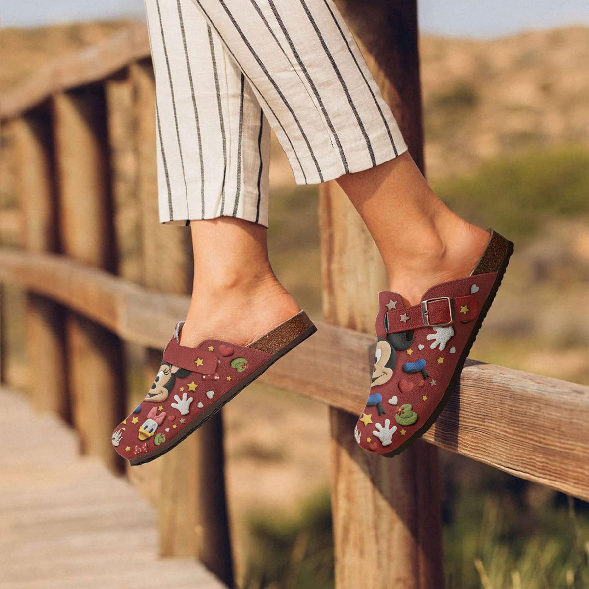Magical World - Personalized Mouse Clogs With Arch Support