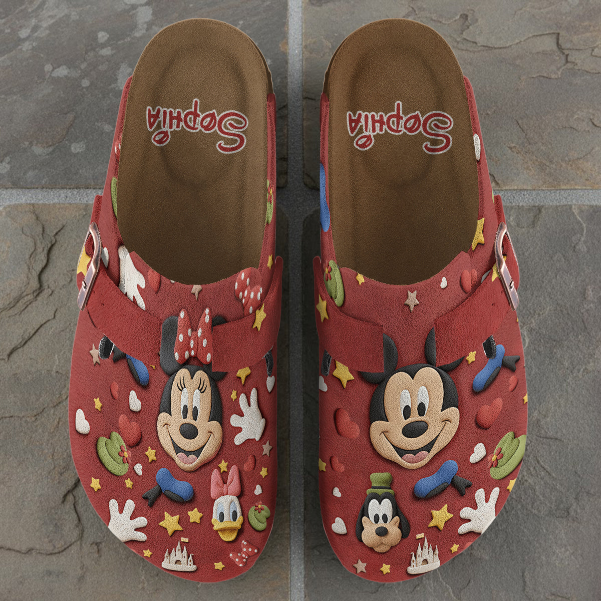 Magical World - Personalized Mouse Clogs With Arch Support