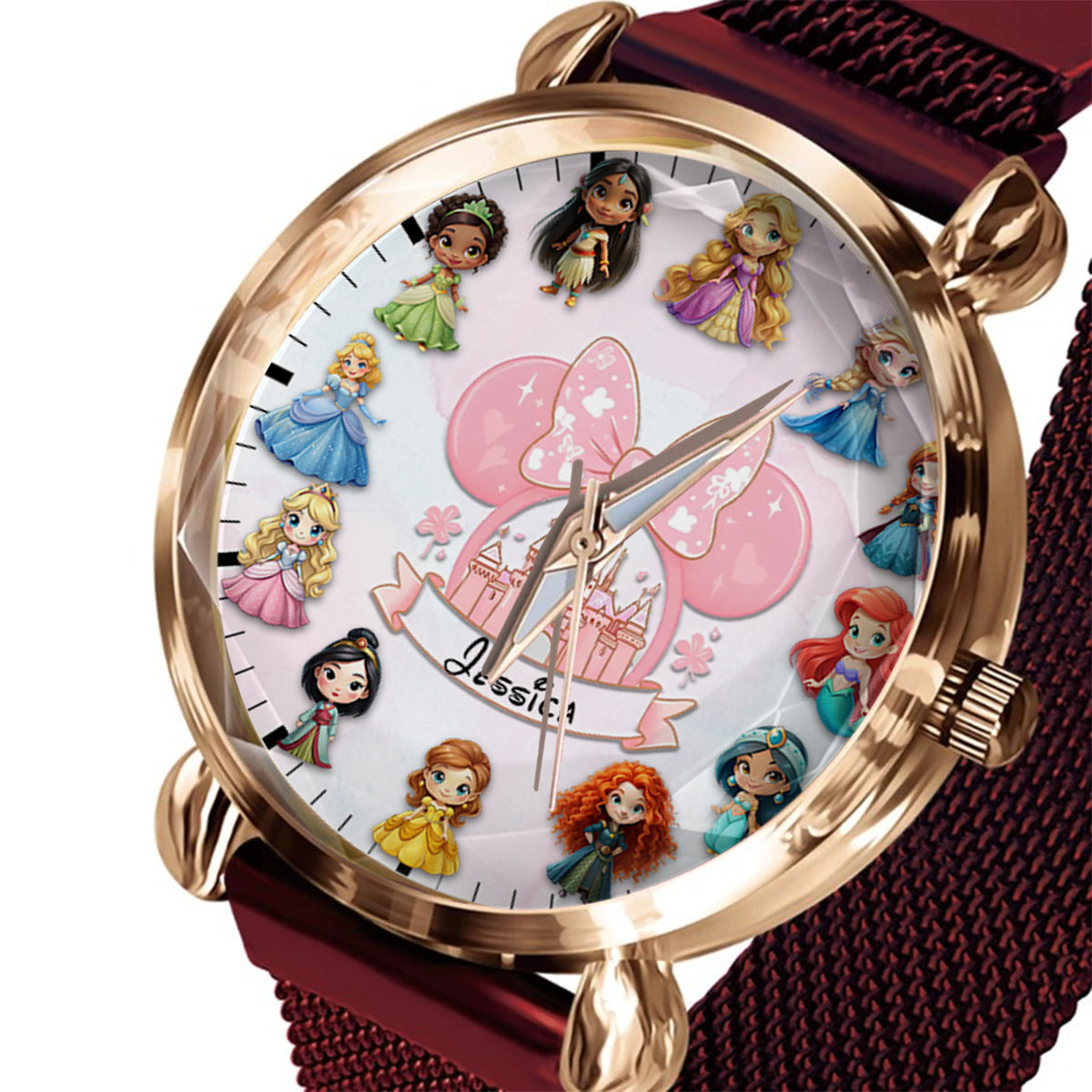 Cute Fairy Tale Princess - Personalized Mouse Women Hand Watch
