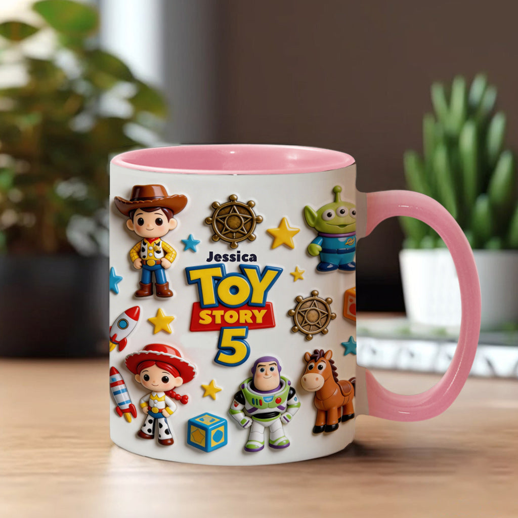 The Story Of Us - Personalized Movie For Kids Accent Mug