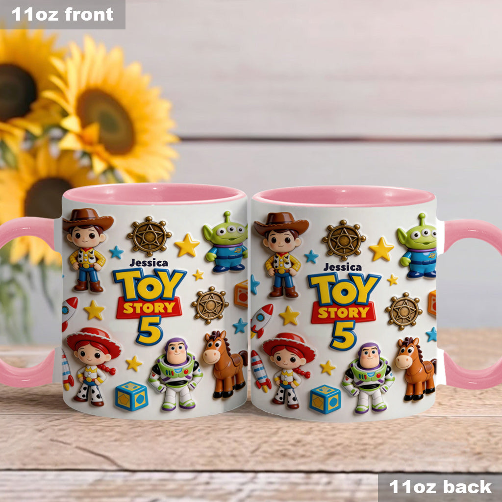 The Story Of Us - Personalized Movie For Kids Accent Mug