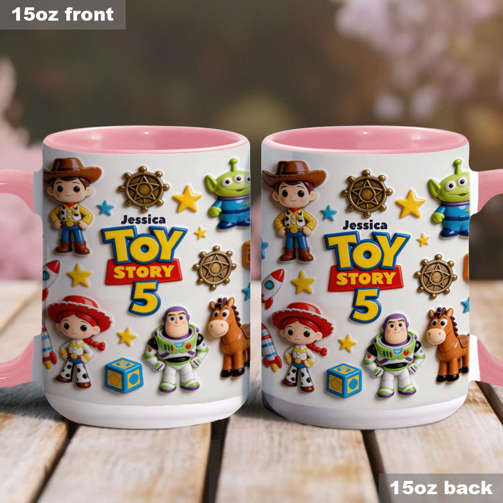 The Story Of Us - Personalized Movie For Kids Accent Mug