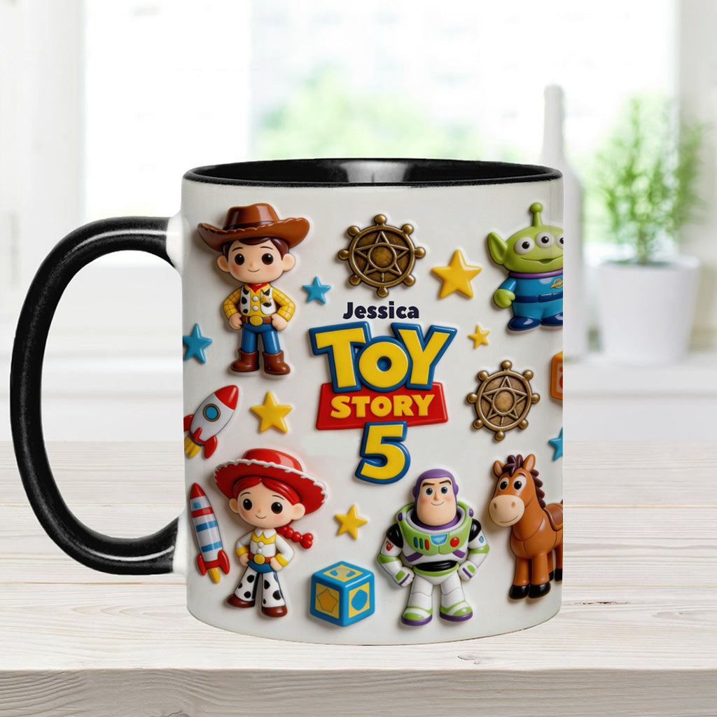 The Story Of Us - Personalized Movie For Kids Accent Mug