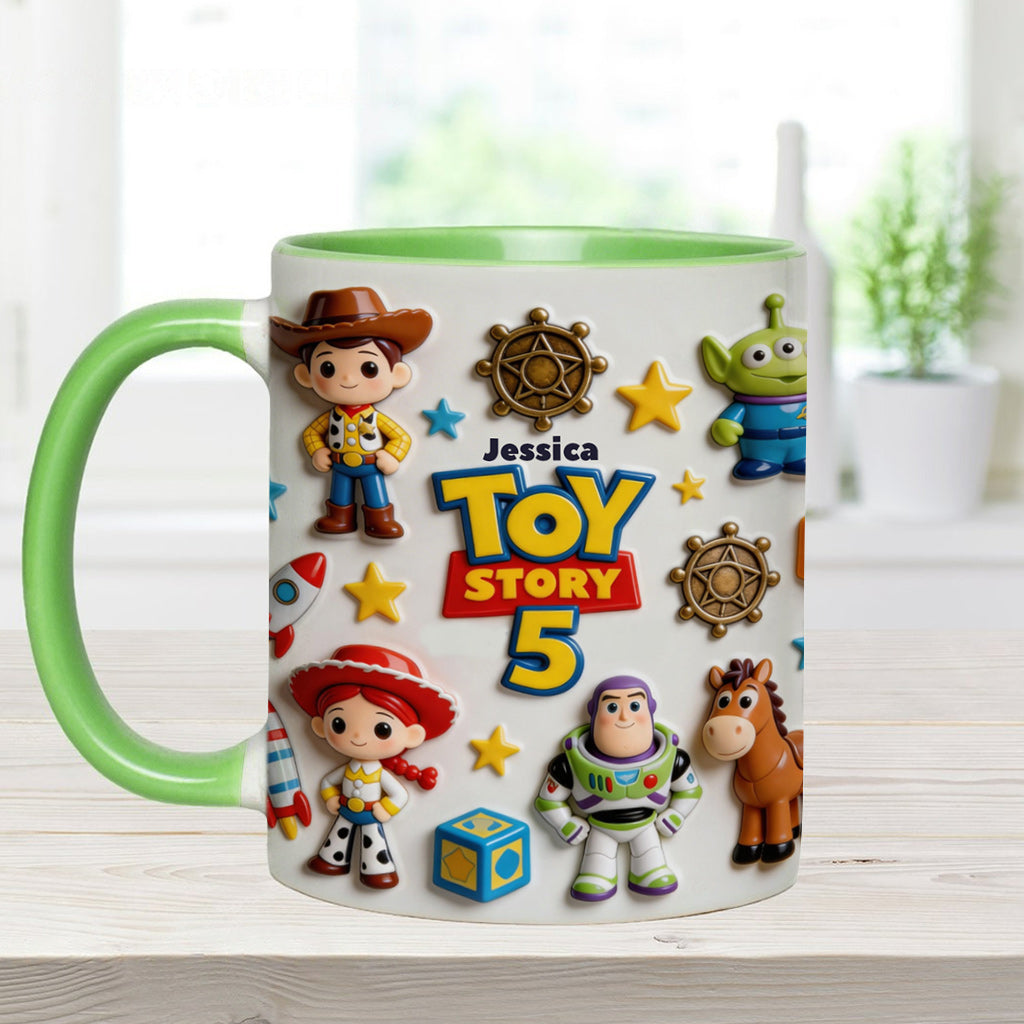 The Story Of Us - Personalized Movie For Kids Accent Mug