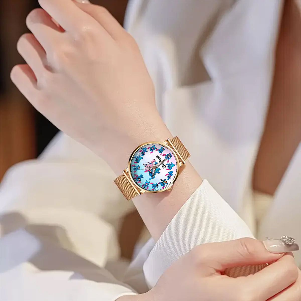 Ohana Happy Time - Personalized Ohana Women Hand Watch