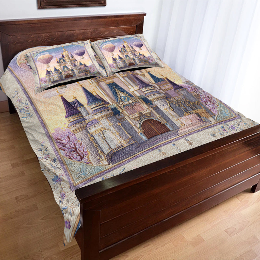 Fairy Tale Magical Dream Castle - Personalized Mouse Bedding Set