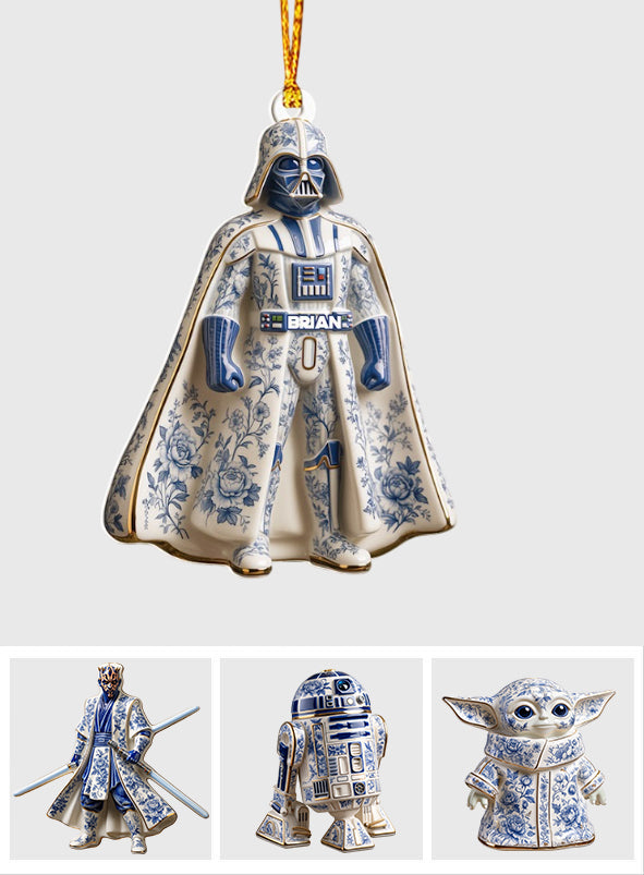 Dashing Through The Snow - Personalized The Force Premium 3D Ornament