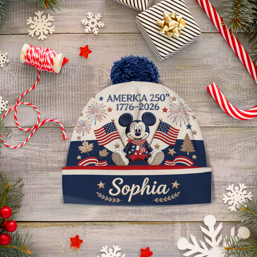 250 Anniversary - Personalized Mouse Beanie Hat