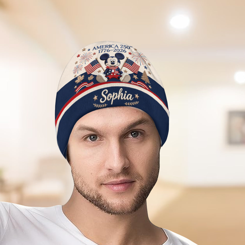 250 Anniversary - Personalized Mouse Beanie Hat