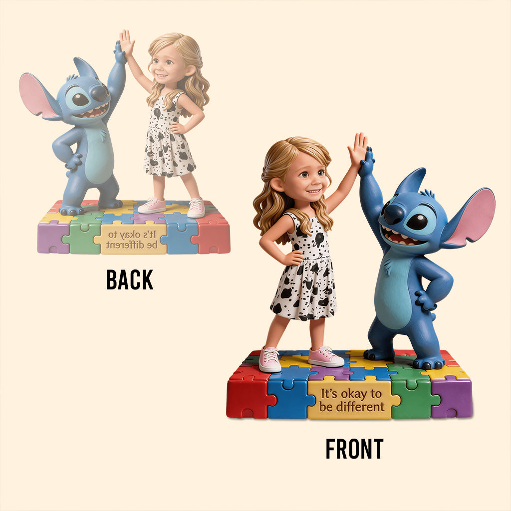 Colorful Puzzle - Personalized Autism Awareness Custom Shaped Acrylic Plaque