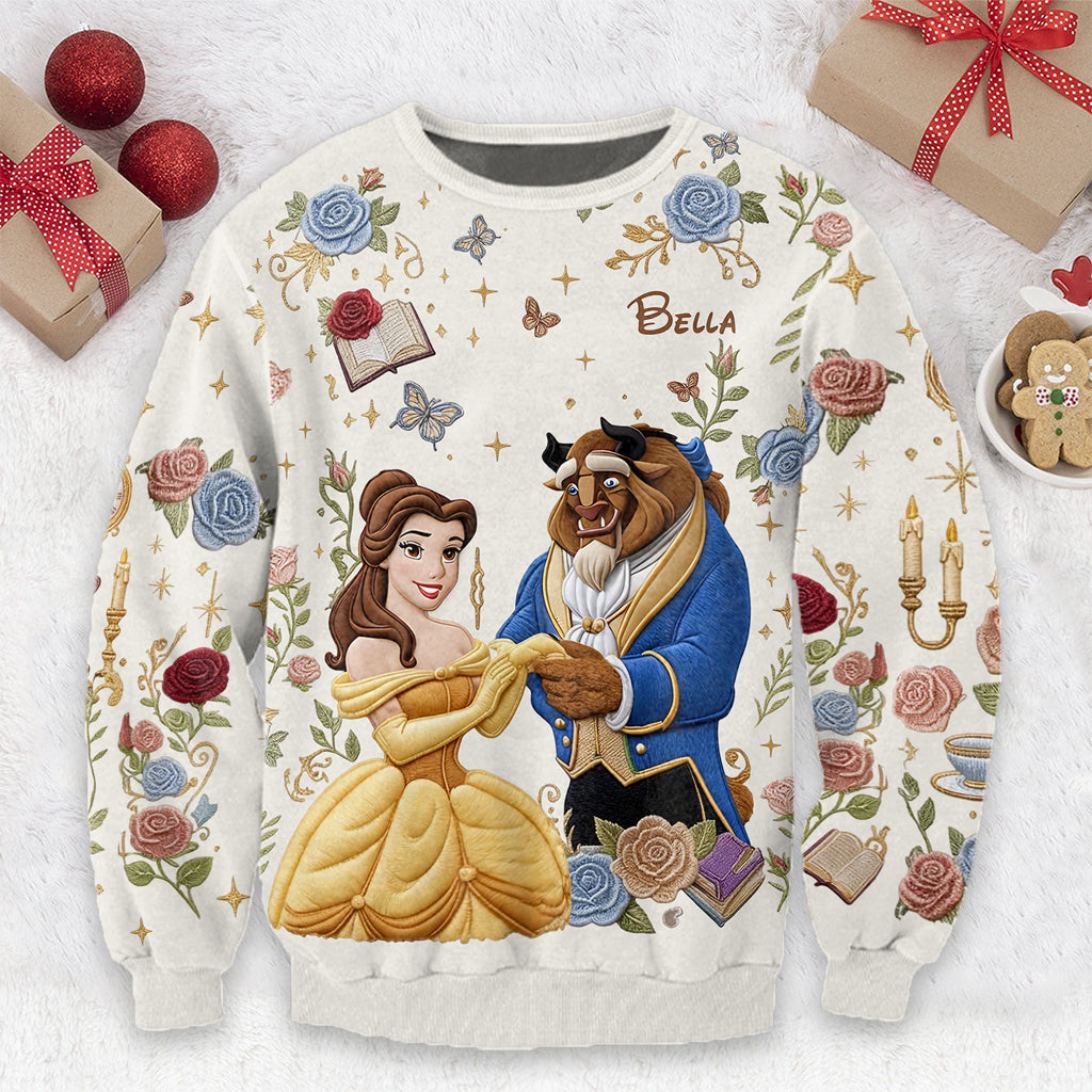 Tale As Old As Time - Personalized Beauty And The Beast Cardigan Sweater