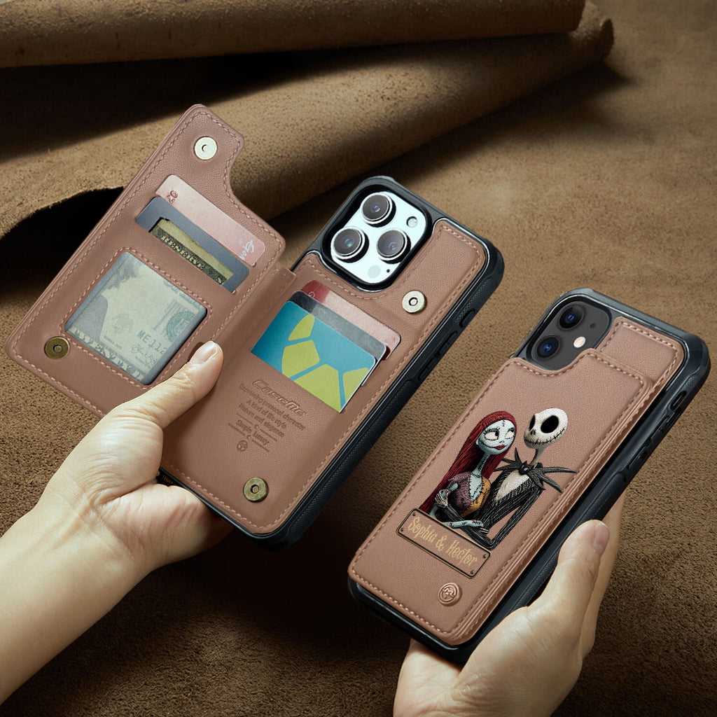 Nightmare Couple - Personalized Nightmare Wallet Phone Case