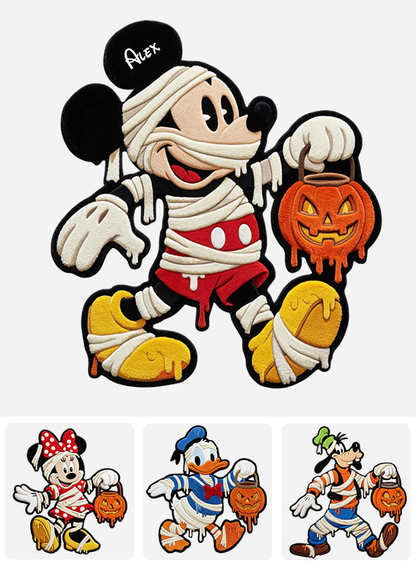 Spooky Halloween - Personalized Mouse Non-Slip Tufted Rug