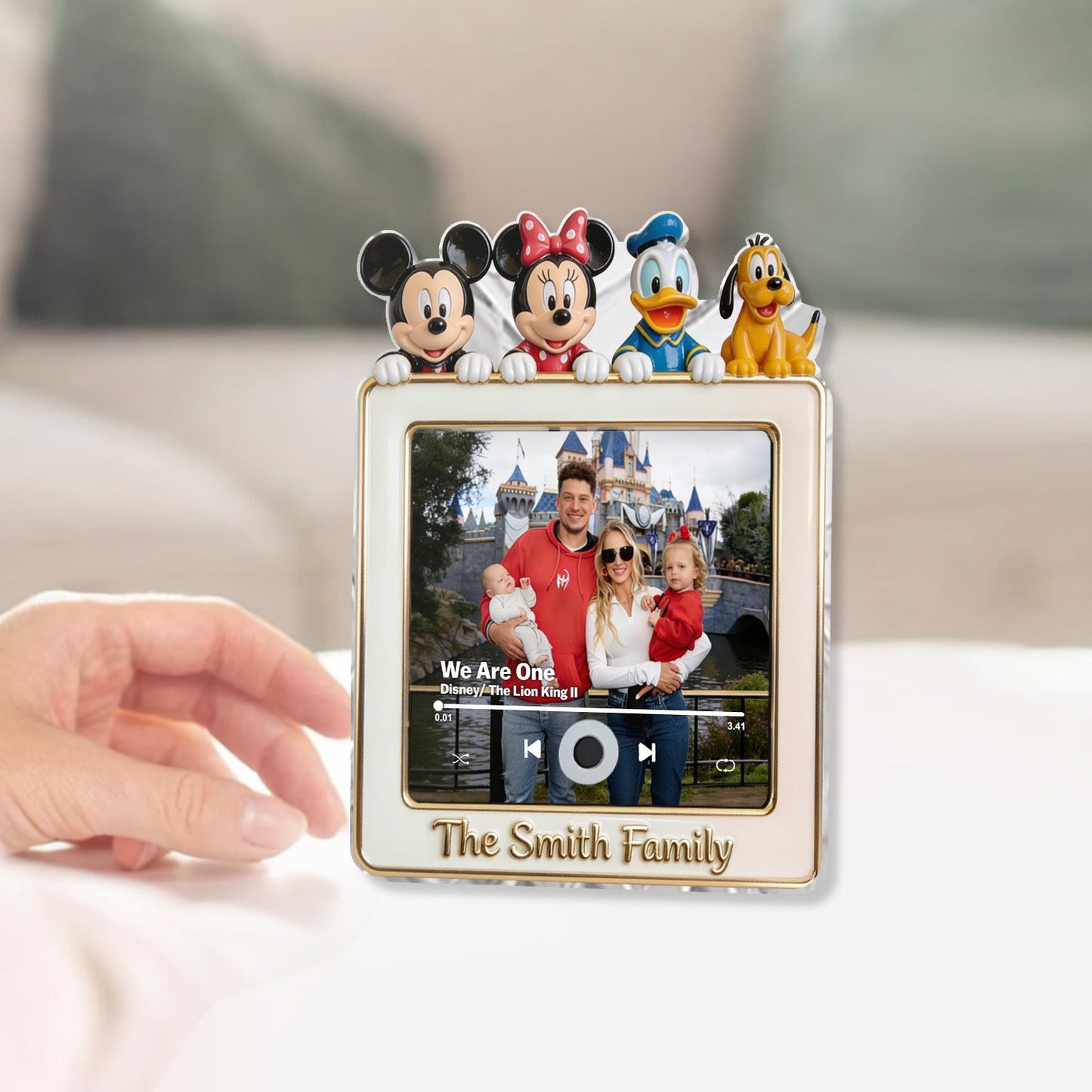 Magic Moments - Personalized Fairytale Music Magnet - Personalized Mouse Custom Shape Music Magnet
