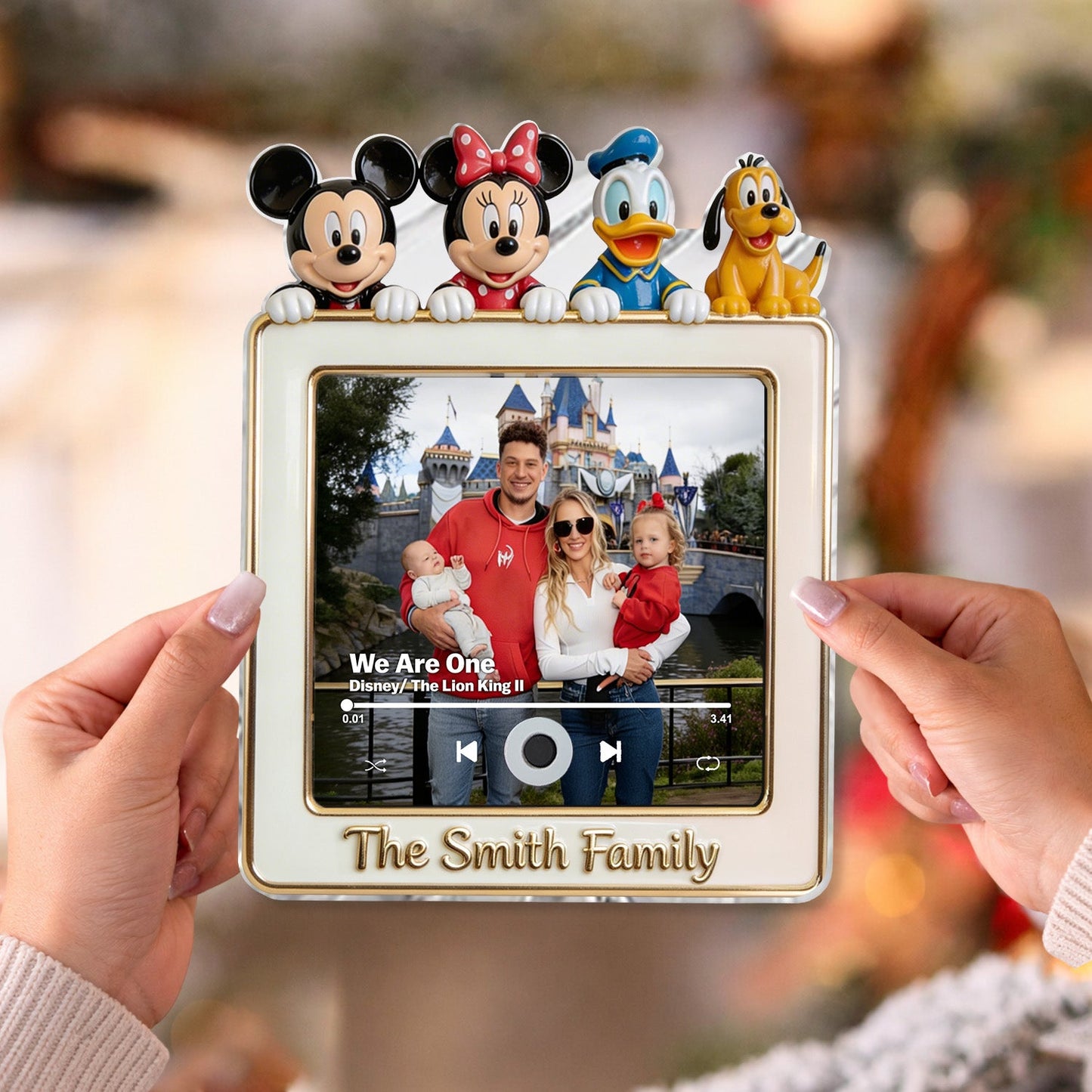 Magic Moments - Personalized Fairytale Music Magnet - Personalized Mouse Custom Shape Music Magnet
