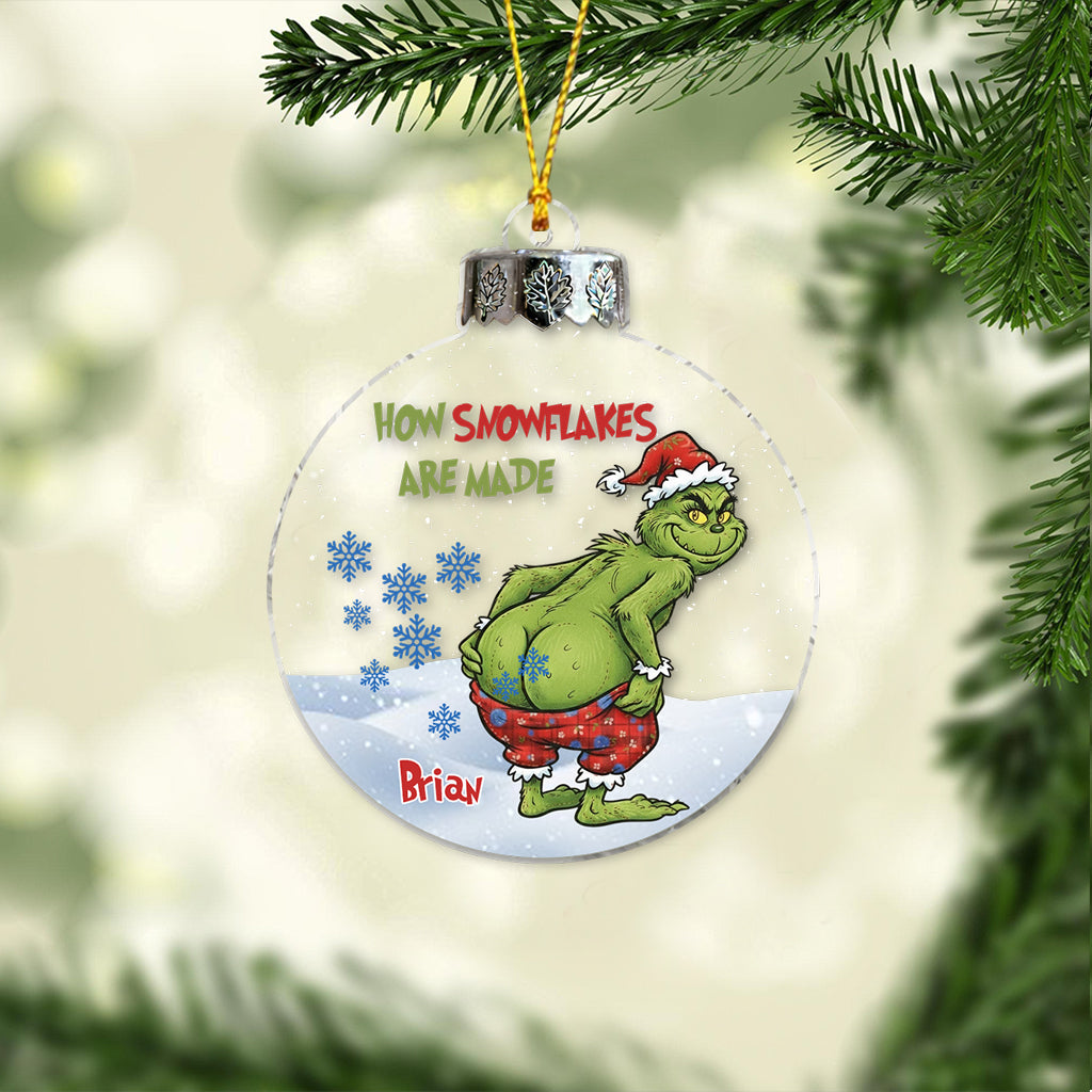 Classic Xmas Movie Grinch Monster - Personalized Stole Christmas Ornament
