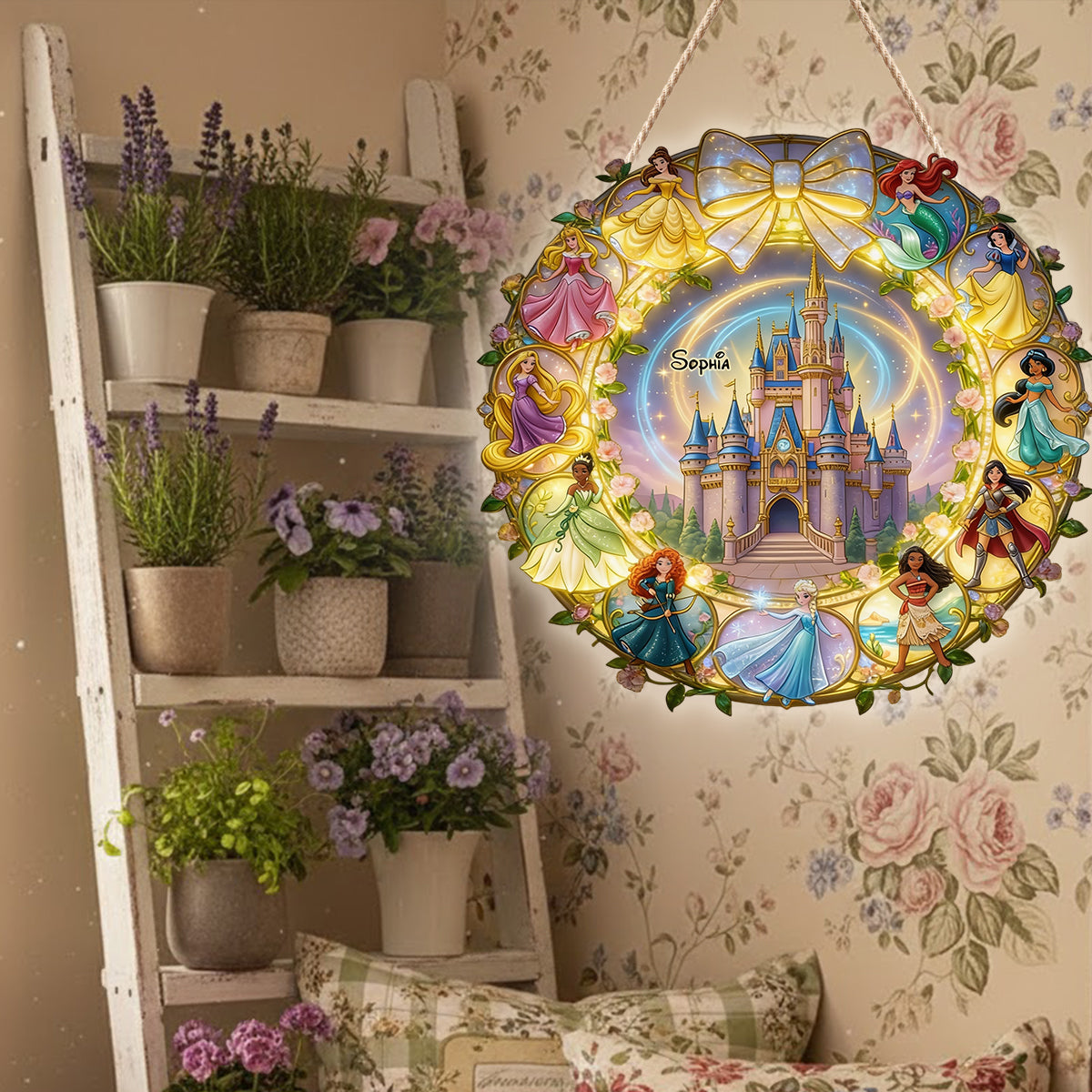 Magical Princess - Personalized Beautiful Princess LED Light Acrylic Sign
