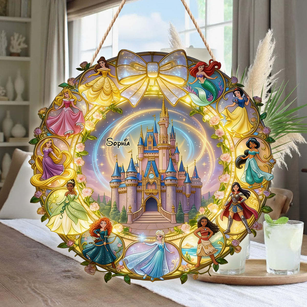 Magical Princess - Personalized Beautiful Princess LED Light Acrylic Sign