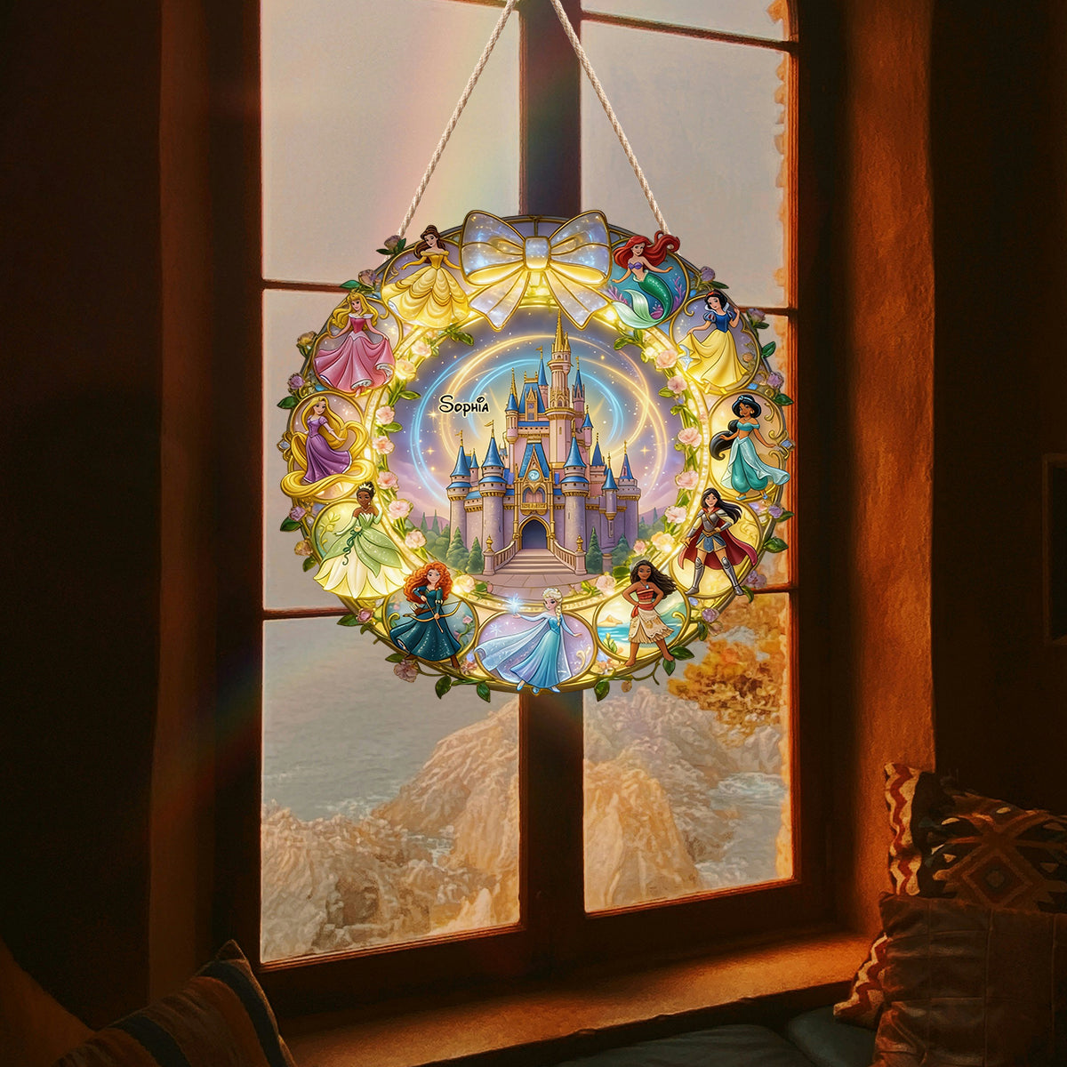 Magical Princess - Personalized Beautiful Princess LED Light Acrylic Sign