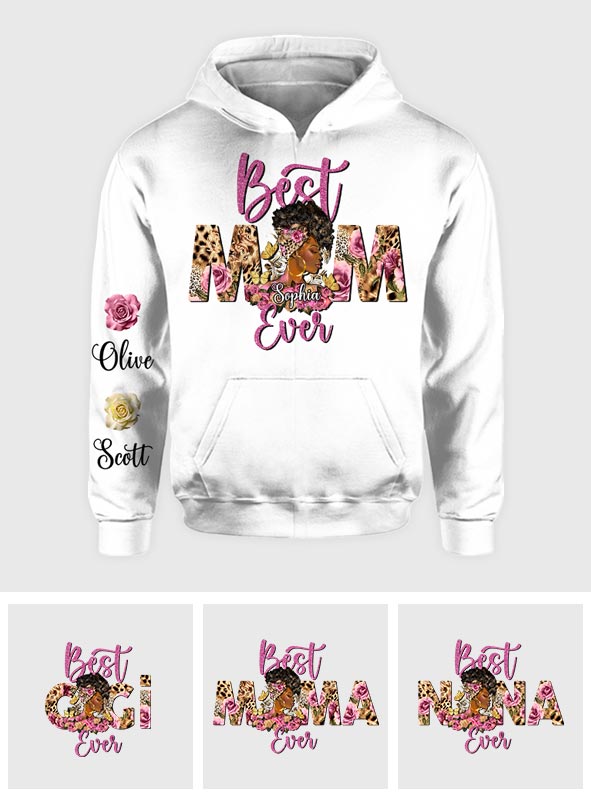 Proud Black Mom - Personalized African American All Over Shirt