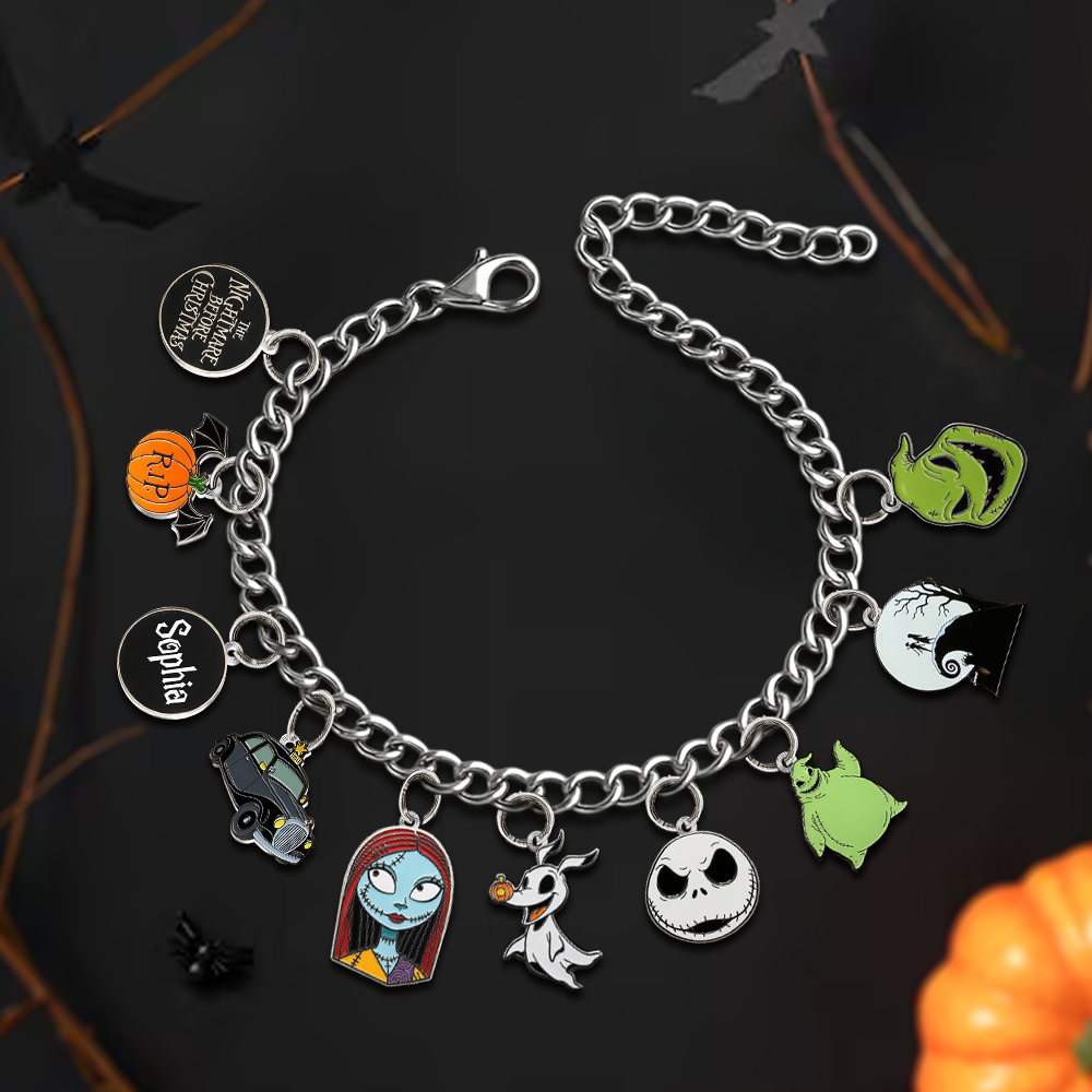 Nightmare On The Wrist - Personalized Nightmare Bracelet With Charms